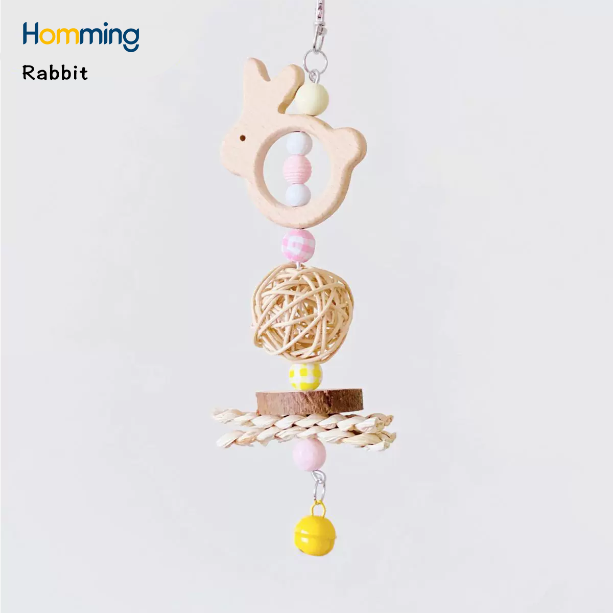 HommiFun Bunny Hop Bird Toy