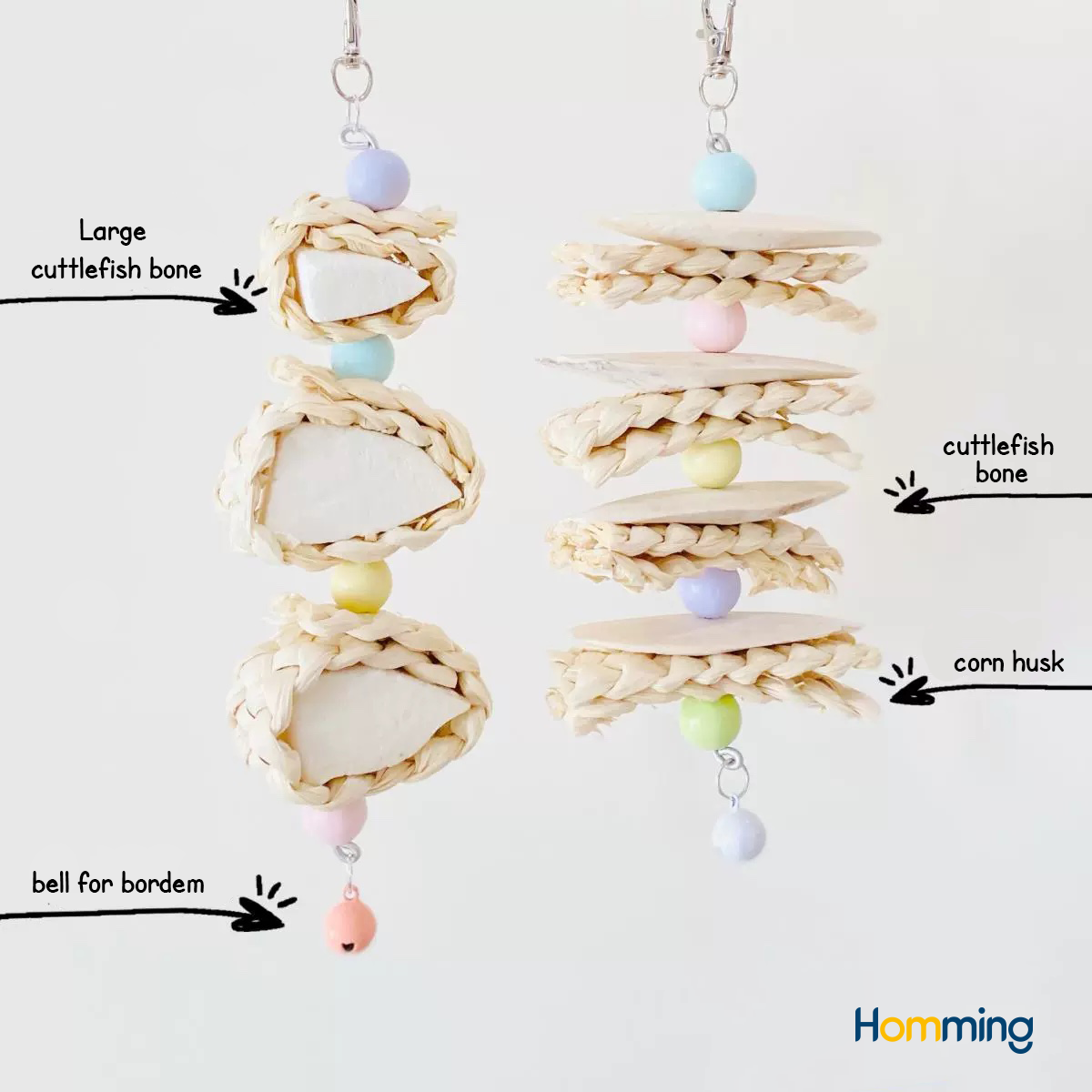 HommiFun Harmony Ringer Bird Toy