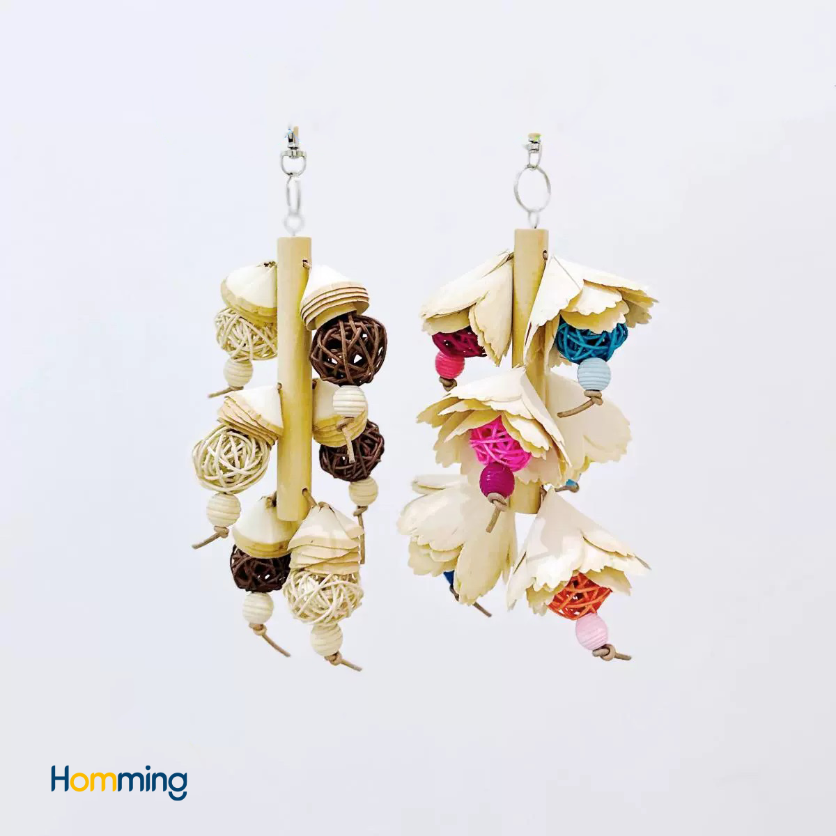 HommiFun Blossom Bells Bird Toy